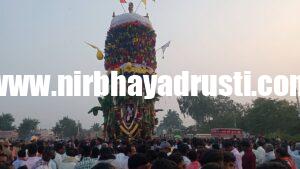 *ಸಾವಿರಾರು ಭಕ್ತಾಧಿಗಳ ಜಯ ಘೋಷದೊಂದಿಗೆ ಅದ್ದೂರಿಯಾಗಿ ಜರುಗಿದ,,! ಗುದ್ನೇಶ್ವರ ಸ್ವಾಮಿ ಪಂಚ ಕಳಸ ಮಹಾ ರಥೋತ್ಸವ,,*